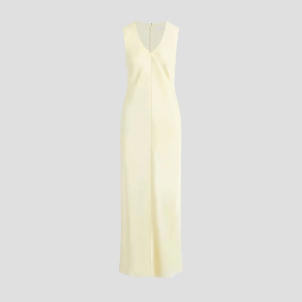 Favorite Daughter The Favorite Column Dress in Yellow Cream Sleeveless Sz M NWT - Picture 3 of 10